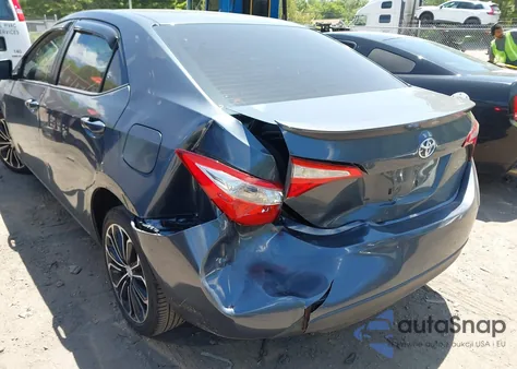 2014 Toyota Corolla S Plus z USA, uszkodzony, nr VIN 2T1BURHEXEC035546